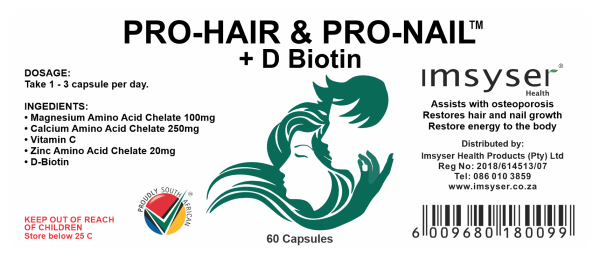 Pro Hair & Nail Label