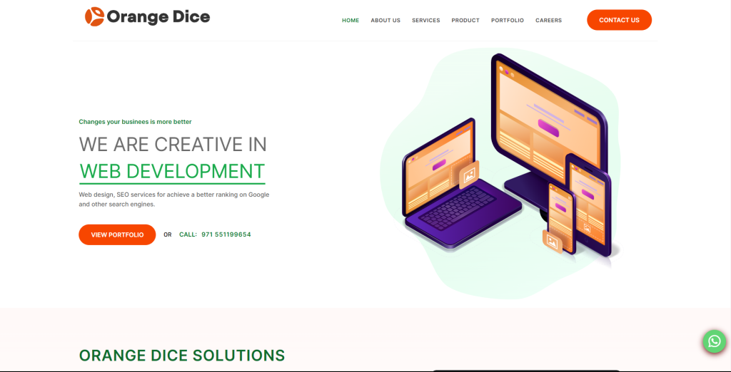 ORANGE DICESOLUTIONS