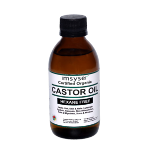 Imsyser Cold-Pressed Organic Castor Oil - Hexane Free - 200 ml