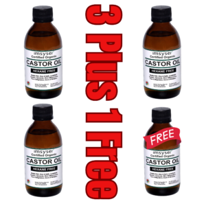 Bulk Offer Cold-Pressed Organic Castor Oil 200ml